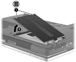 Bytte ut en harddisk i harddiskbrønnen FORSIKTIG: Slik unngår du tap av informasjon eller et system som ikke reagerer: Slå av maskinen før du tar harddisken ut av harddiskbrønnen.