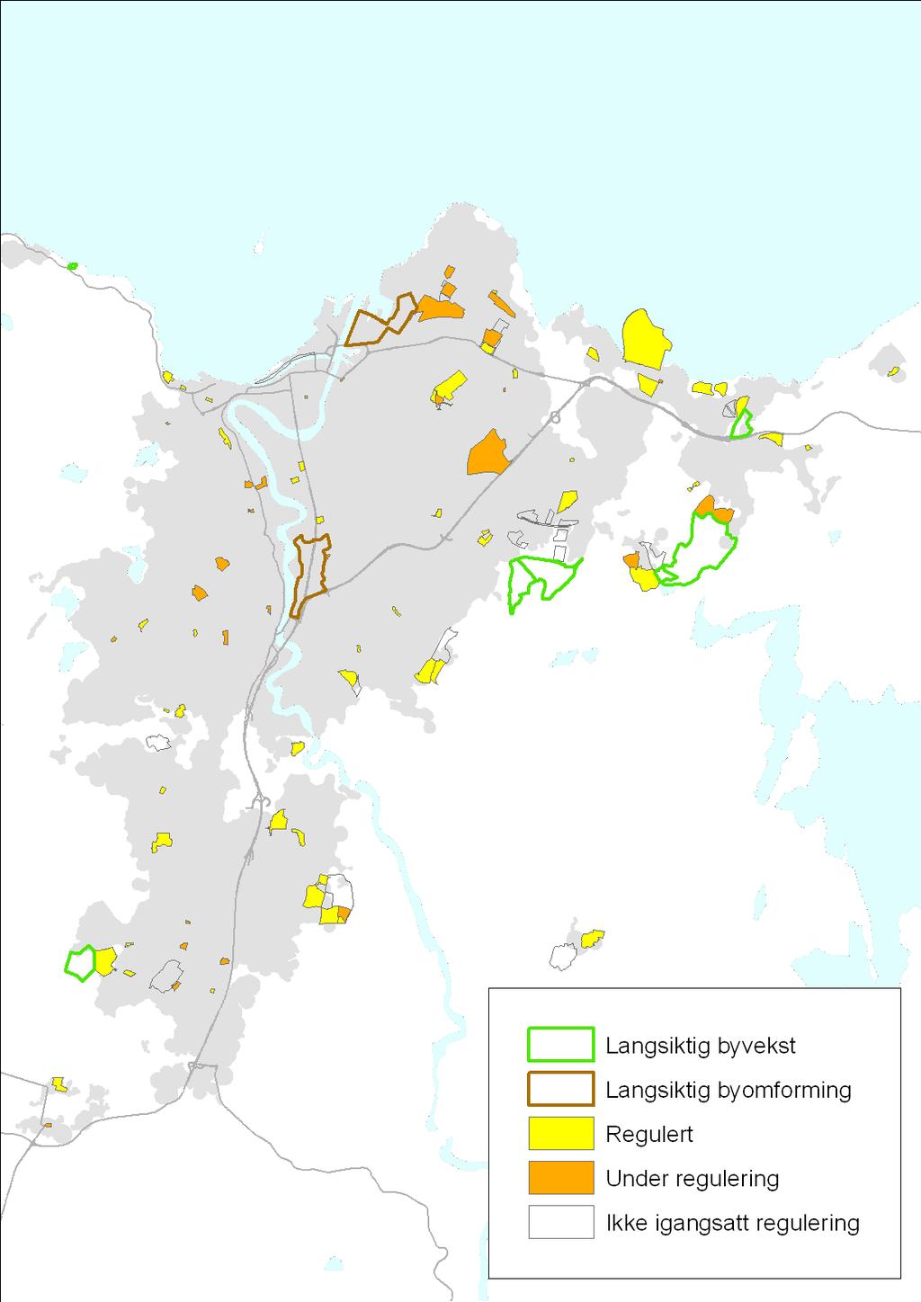 Befolkningsvekst og boligbyggebehov i framtida 35 000 flere innbyggere i 2025 Behov for 18 500 nye boliger Potensialet er 19 500