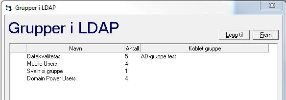 Knappen LDAP-synk på grønne setter et flagg på alle "grønne" brukere, altså brukere som har match mot AD, at disse EK-brukerne er med i et "synkroniserings-regime" mot AD.