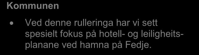 Det vart lagt inn nye prosentsatsar for temperaturkorrigering og utgreiinga vart oppdatert med omsyn på kjende endringar i framtidige energibehov.