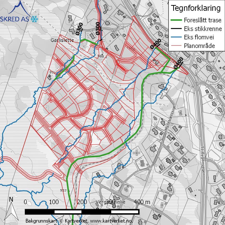 5 Anbefalte løsninger for overvannshåndteringen 5.1 