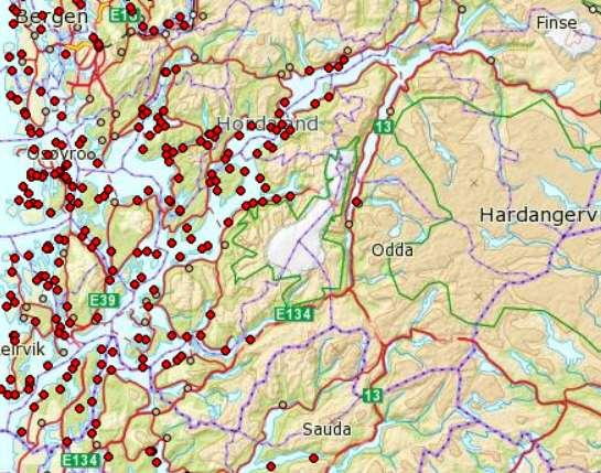 Tilnærming og metode To lokaliteter i Hardangerfjorden «Inner fjord» : MTB 3120 Strømsvak «Outer fjord»: MTB 2340 Strømrik Vår og sensommer/høst Vi ønsket å