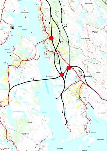 Parsell 4 Eide Steinsland - Austefjorden Parsell 5: Steinsland - Austefjorden To hovudalternativ utgreidd, begge på austsida av novarande riksveg, det eine med ein variant ved Steinsland.