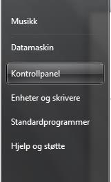 Dersom du har Windows 7 Klikk