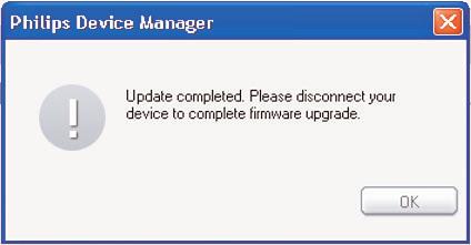 Installer Philips Device Manager fra den medfølgende CD-en eller last ned den siste versjonen fra www.philips.com/support. 5.