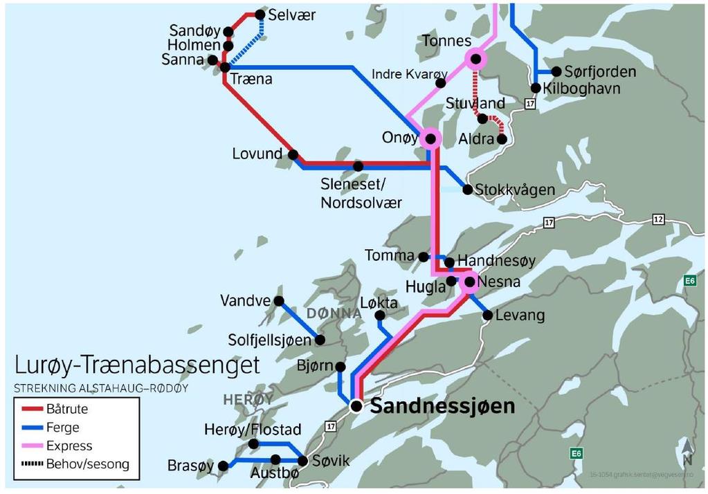Herøy/Dønna For å styrke tilbudet til befolkning og næringsliv i Herøy og Dønna, vil fylkesrådet etablere en ny struktur for ferjetrafikken på Alstenfjorden.