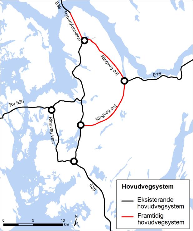 Regional areal- og transportplan for Bergensområdet Vedlegg til Fylkestinget Juni 2017 46 Det er lagt opp til ein tredelt prioritering av sykkel i Bergensområdet, sjå tabell 2.