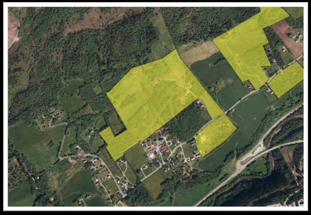 2.4 B4 - Berg nord Gjeldende kommuneplan LNF, spredt boligbebyggelse Reguleringsplaner -- Dagens arealbruk LNF Vurdert arealbruk Bolig Utredninger