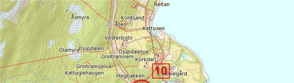 Det regnes med at fremtidig bru kan fundamenteres direkte på fjell. Ved 4 m/s og 14 m åpning regnes D 50 til 0,5 m ved landkar.