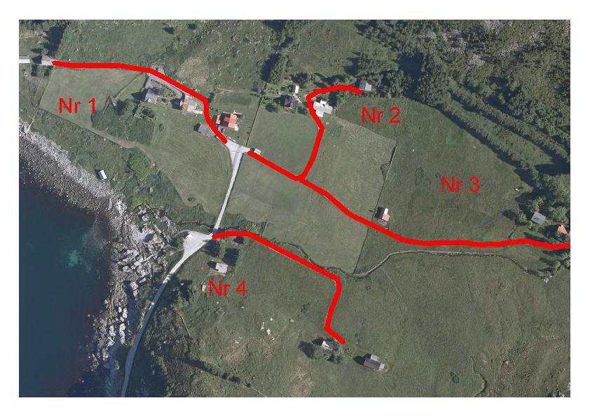 Sted: Oppedal Vei nr Lengde meter Oppfyller krav til