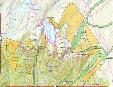 OMRÅDE: Skalland - Djupsjø H30a Tempelseter-Djupsjø H30b- Tempelseter-Djupsjø H30c- Tempelseter-Djupsjø a Gbnr 141/1, 142/1, 143/12 Innspill: 18 Del av et større innspill.