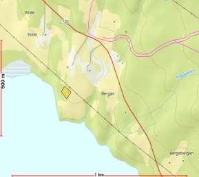 OMRÅDE: Soneren - Tjuvnatten H42- Bergan Gbnr 85/1 Innspill: 28 Dagens formål: LNF Foreslått formål: Fritidsbebyggelse Arealstørrelse: 1 daa Moh.