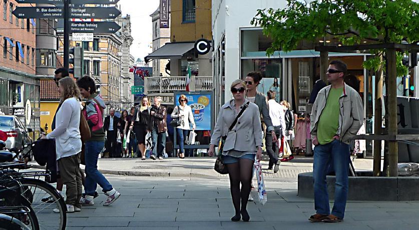 Øke statusen for gåing i hele