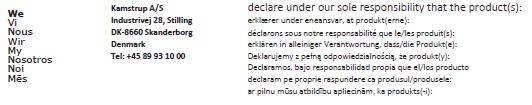 EU Measuring Instrument Directive 2014/32/EU Note 4 Notified Body, Module D: Force Certification: 0200 OIML R49:2006 OIML R49:2013 EN1434-4:2015 EN 1434-4:2007, Welmec 7.