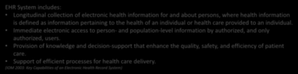 is software), and En defined elektronisk as information samling eller pertaining sammenstilling the health av nedtegnede/registrerte of an individual or health opplysninger care provided om en to