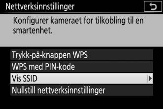 3 Skriv inn PIN-koden. Skriv inn PID-koden som vises av smartenheten. Trykk på 4 eller 2 for å markere sifre, og trykk på 1 eller 3 for å endre. Trykk på J når inntastingen er fullført.