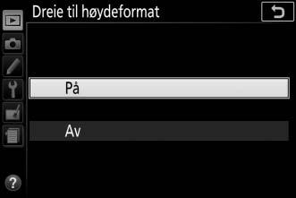 5 Marker et menyelement. Trykk på 1 eller 3 for å markere et menyelement. 6 Vis alternativer. Trykk på 2 for å vise alternativene for det valgte menyelementet. 7 Marker et alternativ.