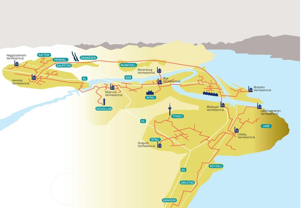 Fjernvarmebyen Trondheim Grunnlastproduksjon Spillvarme fra avfall Biobrensel Biogass Spillvarme fra industri Varmepumpe Sum 2 Statkraft presentasjon 80 MW 9 MW 1 MW