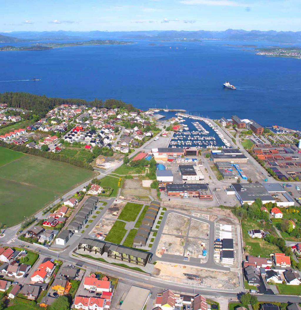 Åmøy GRØNT. BLÅTT. UT MOT HAVET. Småbåthavn Grødem Allé ligger i et familievennlig område, med barnehage like ved og småbåthavn rett nedenfor.