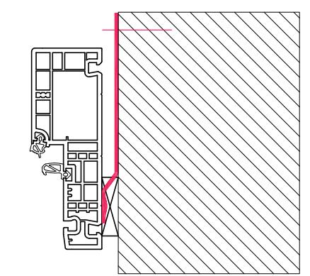 Ved temperaturer ± 30 C utvider hvite profiler seg 1,6 mm per 1 meter, laminerte (fargede) utvider seg 2,4 mm per 1 meter.