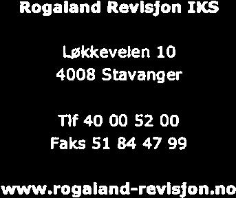 LØkkeveen 10 4008 Stavanger Tlt 40 00 52 00