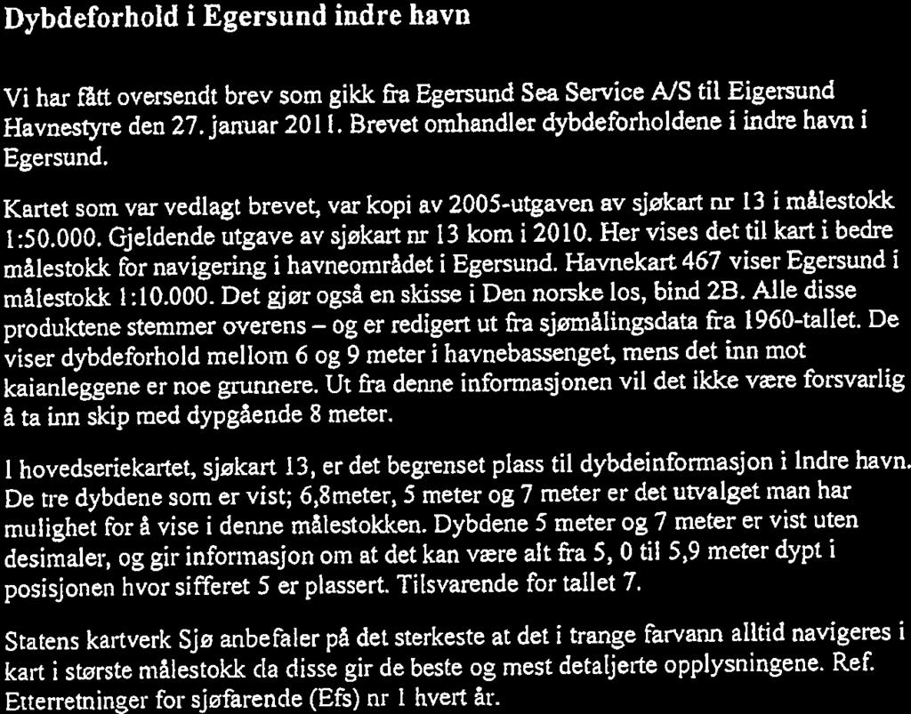 -2- &- U/&/_ Inger Te1lefen Senorngener / Nautker 7 P I. Egersund Sca Servce AJS Sokndalsvn. 26 4370 Egersund [öttatt 2 FEB.