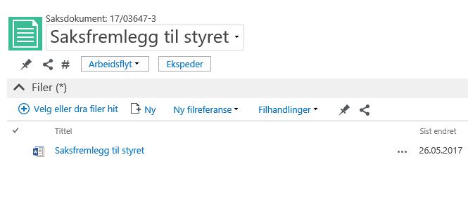 enten velge å dra filer fra