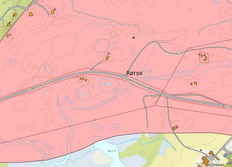 reguleringsplan Ikke utarbeidet driftsplan Reg driver: Skotts maskin AS 10 Bør vurderes videre i kommuneplanen Vauldalen 1640.