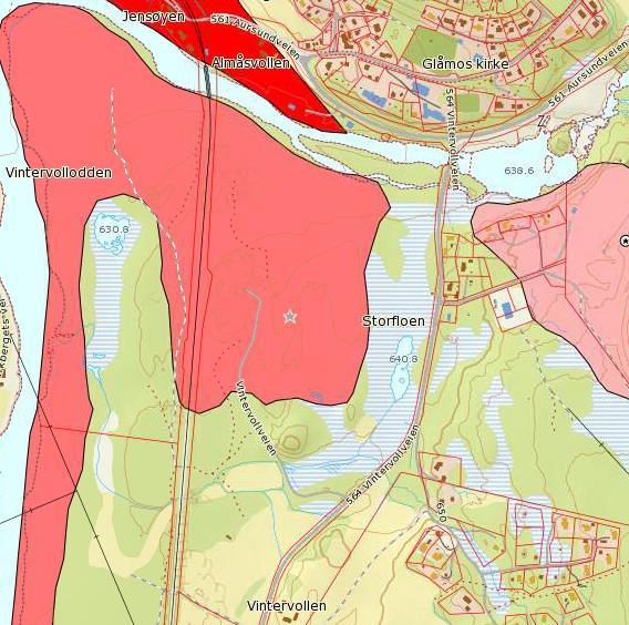 Vintervollodden 1640.003 Viktig forekomst Nedlagt drift i henhold til NGU. Antatt utnyttbart volum 0.