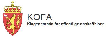 Ny LOA KOFA: Overtredelsesgebyr - 12 KOFA får tilbake kompetansen til å ilegge overtredelsesgebyr.