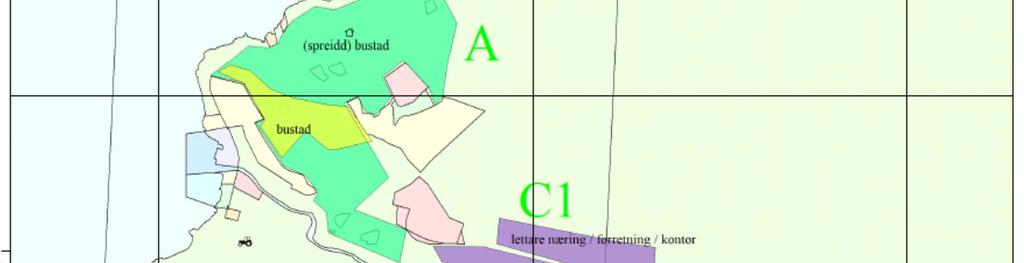 spreidd liggjande bygg i landbruk, behalde landskapet A3 LNF, fritids bustad spreidd bygningar Dalsøyra,