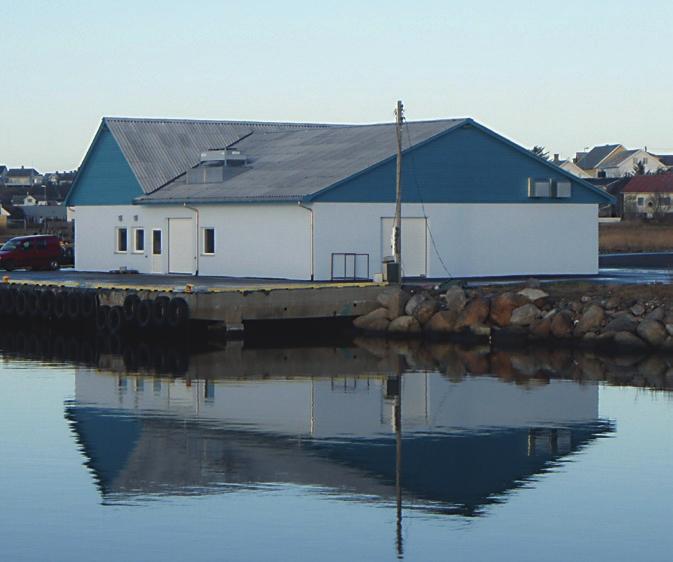 Det nye fiskemottaket med farger i beste «Borhaug-ånd».