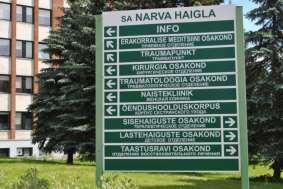 Narva. Da dette prosjektet startet var Narva sykehus i en endringssituasjon. De hadde bygd ny avdeling for langtidssyke med 85 sengeplasser, som ble innviet 15. okt 2013.