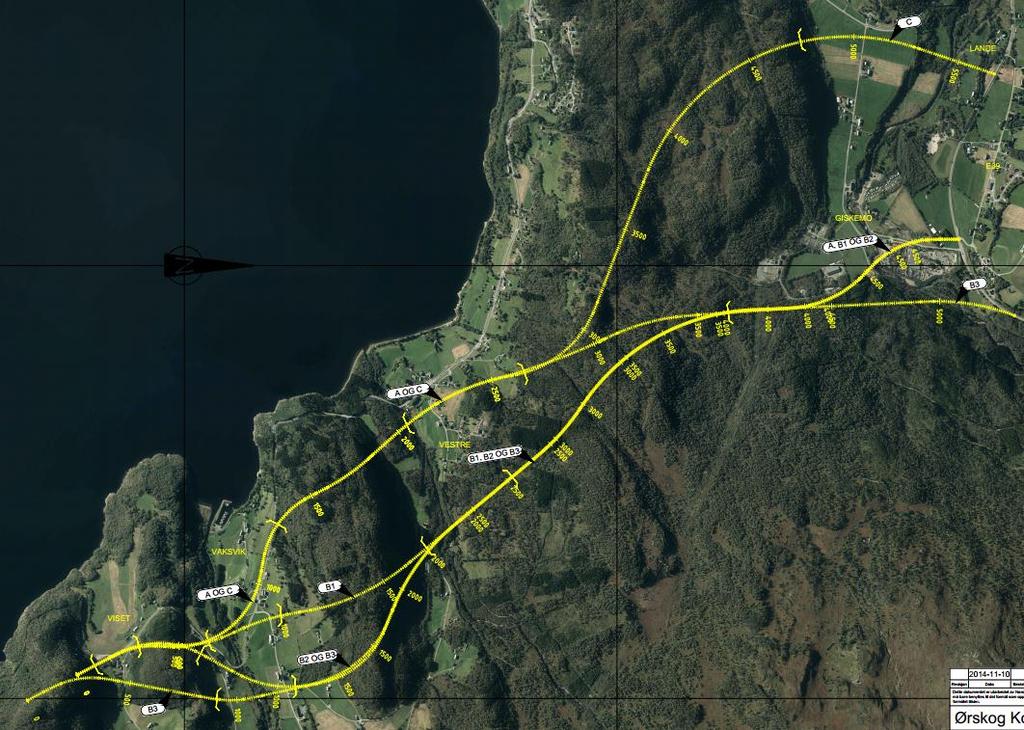 Fv 650 Sjøholt-Viset; Børdalslinja Innledende grunnundersøkelser Datarapport 1 Orientering Norconsult AS er engasjert til å utarbeide kommunedelplan for ny Fv.