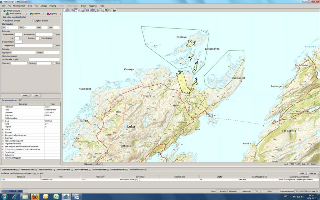 Eiendom; Leknes, gnr 15/ bnr 11 i Leka kommune Eier: Mari-Anne Hoff og Per Malvin Sandvik Vedlagte dokumenter: 1) Søknad med kart 2) Høringsuttalelse fra Fylkeskommunen datert 04.05.