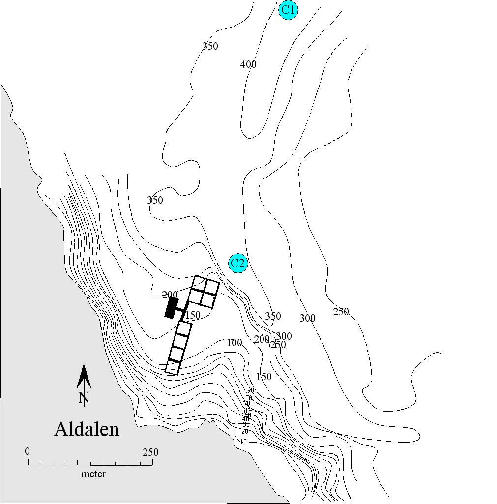 Lokaliteten ved Aldalen Lokaliteten Aldalen ligg i hovudsak innafor eit einbruksområde for akvakultur.