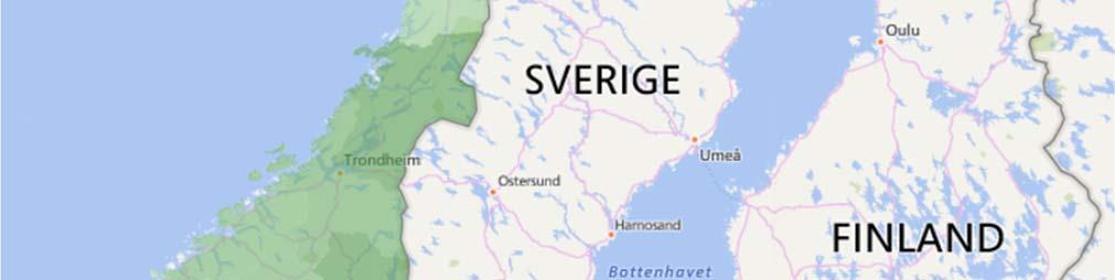 energikonsentrasjon, etterfulgt av Trøndelagsfylkene, Hedmark og Oppland.