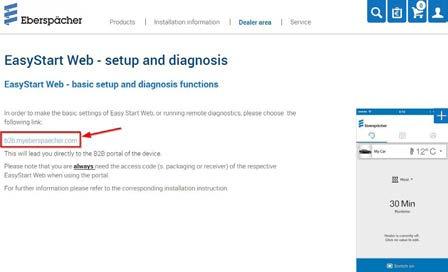 . INNLOGGING FOR IGANGKJØRING Igangkjøring av betjeningsprogramvaren EasyStart Web kan bare utføres av monteringsverkstedet ved hjelp av PC/nettbrett og med internettforbindelse.