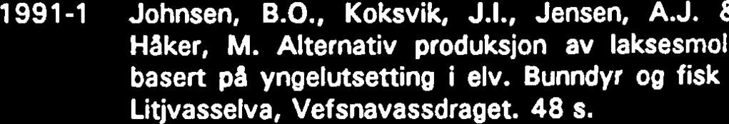 (LFI-77). 43 s. -3 Olsvik, H., Kvifte, G. & Do