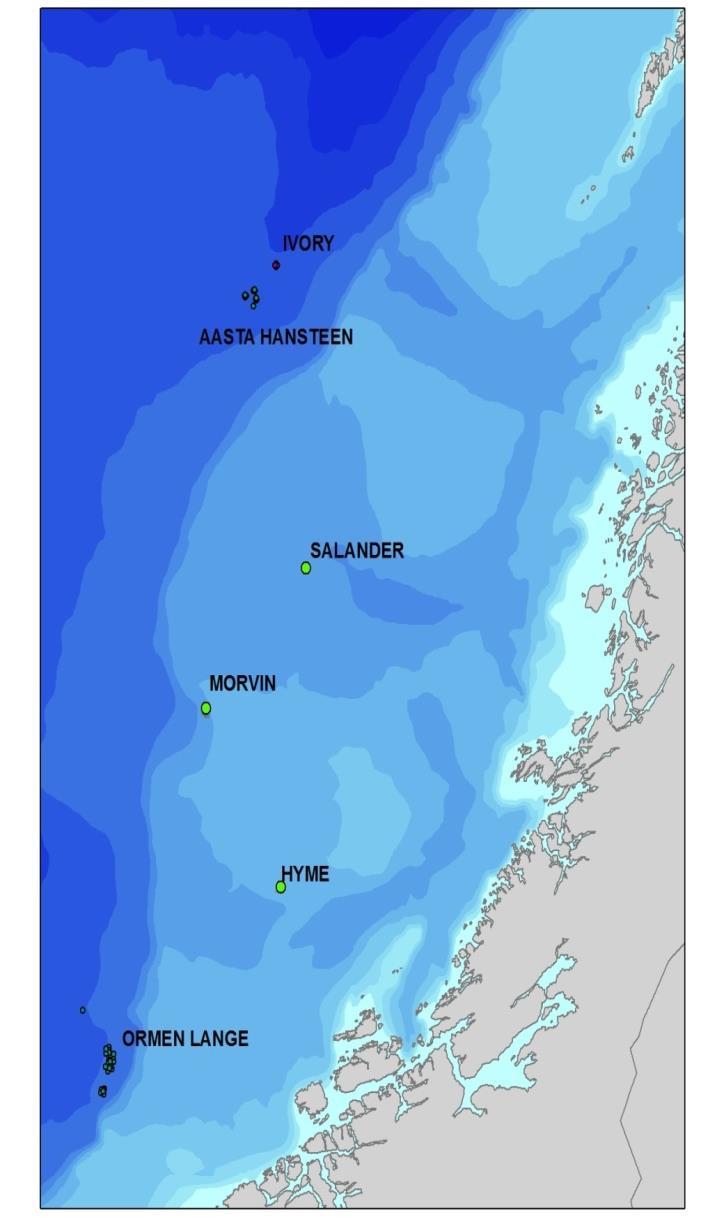 Tokt Grunnlagsundersøkelse Aasta Hansteen (Statoil), 27 stasjoner,