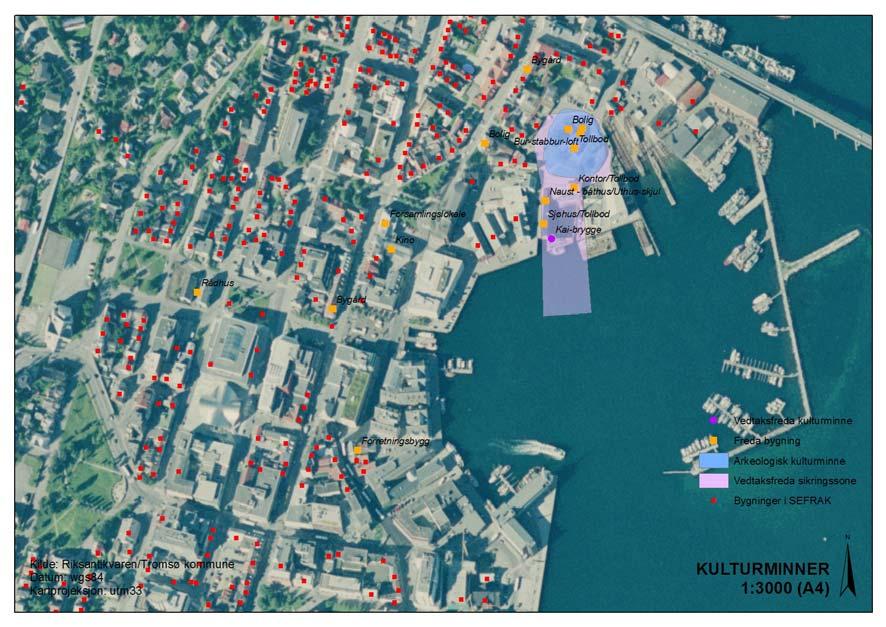 18 REGULERINGSPLAN MED KU Fredede bygninger Både Verdensteateret (Storgata 93b), Folkets hus (Storgata 95), Den katolske