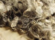 Vi har et variert utvalg av ull, silke og annen spinnefiber.