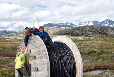 De fem BaseCampene lå i spektakulære naturomgivelser som Romsdalen, Nærøyfjorden og Jostedalsbreen.