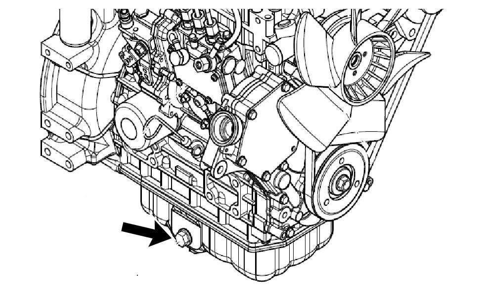 108 SNBU8740 Vedlikeholdstips Motor - skift olje og filter Motor - skift olje og filter SMCS-kode: 1318-510 i04938741 Varm olje og varme komponenter kan forårsake personskade.