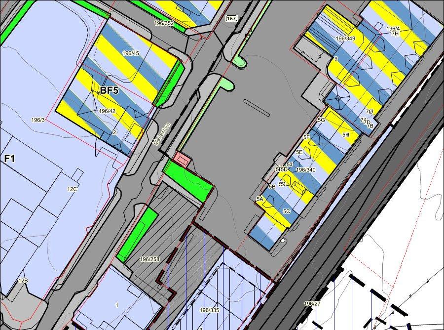 1.5 Gjeldende planer i området Gjeldende reguleringsplan er reguleringsplan for Løten sentrum av 18.09.1996.