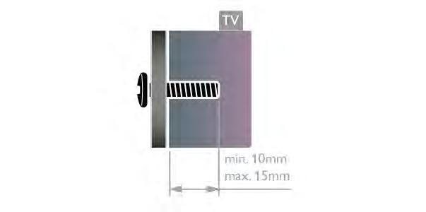 2 Oppsett 2.1 TV-stativ og veggmontering TV-stativ Du finner monteringsinstruksjonene for TV-stativet i hurtigveiledningen som fulgte med TVen.