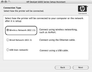 Ad hoc-nettverk eller nettverk mellom datamaskiner 1. Bruk en Ethernet-kabel til å koble skriveren til datamaskinen. 2.