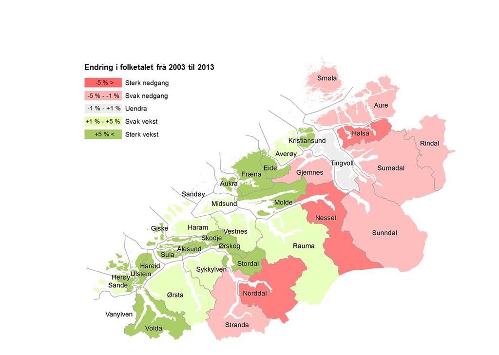 21 7 FOLKETALSENDRING OG -PROGNOSE Inntekta til kommunane kjem i stor grad frå innbyggarane. Frå innbyggarane får kommunane mellom anna skatteinntekt og innbyggartilskot.