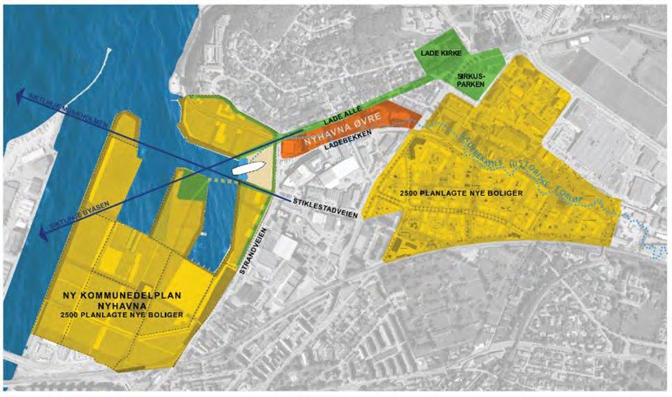 2 1 Innledning Bakgrunn Som ledd i arbeidet med reguleringsplan for «Nyhavna Øvre», skal det utarbeides et opplegg for fremtidig kollektivbetjening av området.