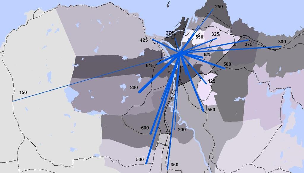 Rapport v 11 21 Registrene viser at det er 9500 personer med arbeidsreiser til områdene Øya Gløshaugen fra Trondheim kommune.